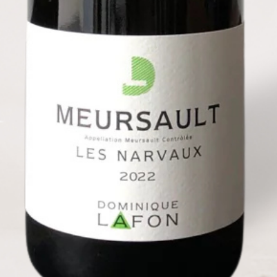2023 Dominique Lafon, Meursault, "Les Narvaux"