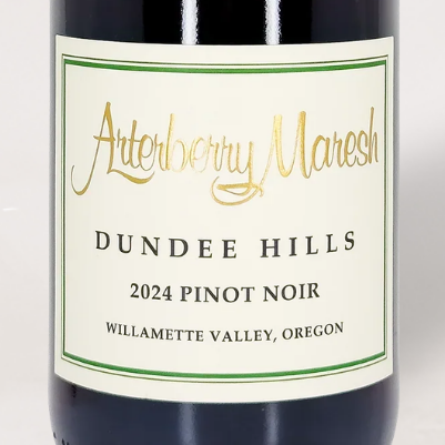 Wine Label - 2024 Arterberry Maresh, Pinot Noir "Maresh Vineyard", Dundee Hills