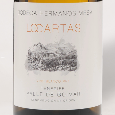 Wine Label - 2024 Bodega Hermanos Mesa, "Locartas" Blanco, Tenerife, Valle de Güímar DO