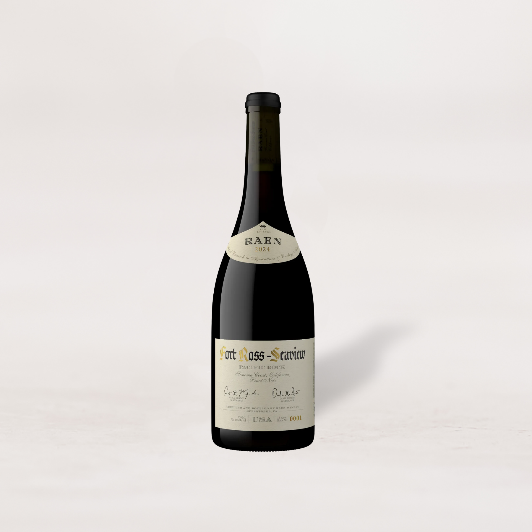 2024 RAEN, Pinot Noir "Pacific Rock Vineyard," Fort Ross-Seaview