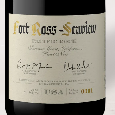 2024 RAEN, Pinot Noir "Pacific Rock Vineyard," Fort Ross-Seaview