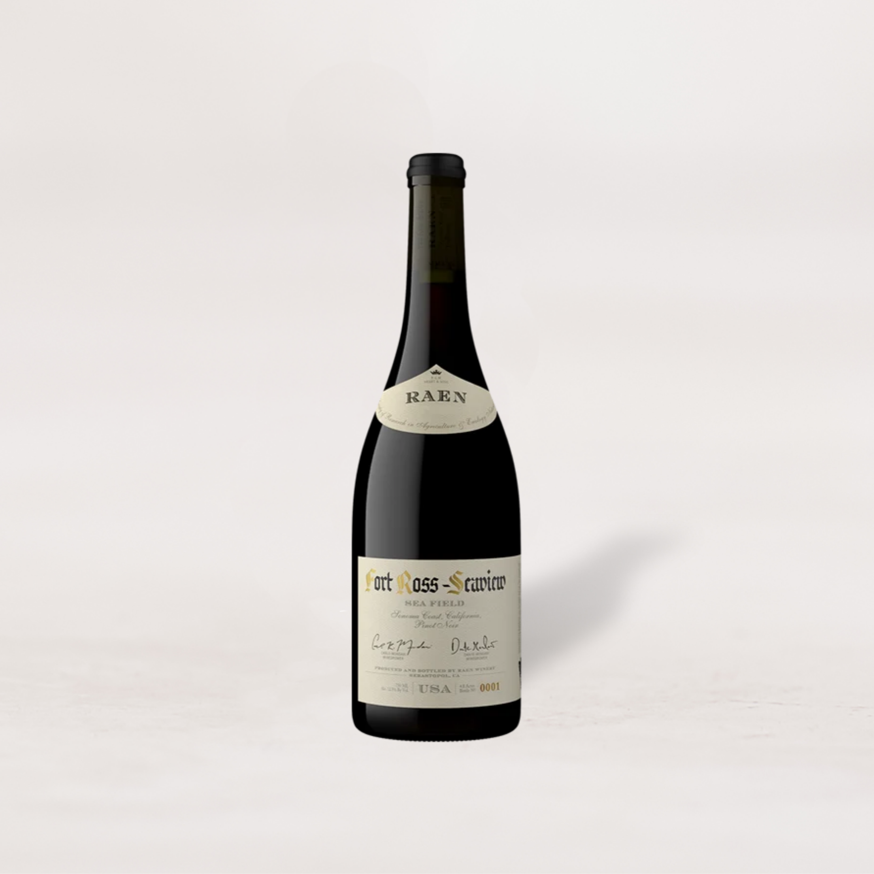 2024 RAEN, Pinot Noir "Sea Field Vineyard," Fort Ross-Seaview