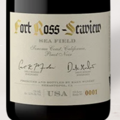 2024 RAEN, Pinot Noir "Sea Field Vineyard," Fort Ross-Seaview