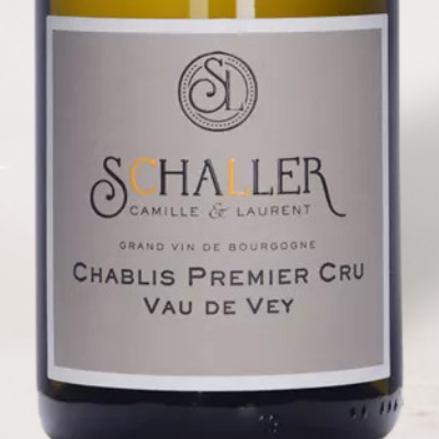 2024 Schaller Camille & Laurent Chablis Premier Cru Vau de Vey - Wine Label