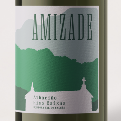 Wine Label - 2025 Bodegas Gerardo Méndez, "Amizade" Albariño, Val do Salnés, Rías Baixas