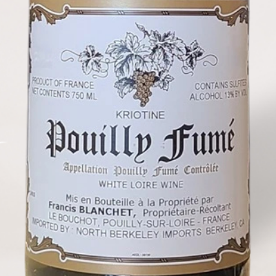 2025 Francis Blanchet, Pouilly-Fumé