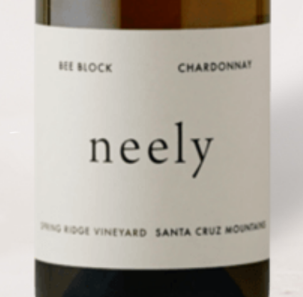 2022 Neely, Chardonnay Estate "Bee Block", Spring Ridge Vineyard, Santa Cruz Mountains