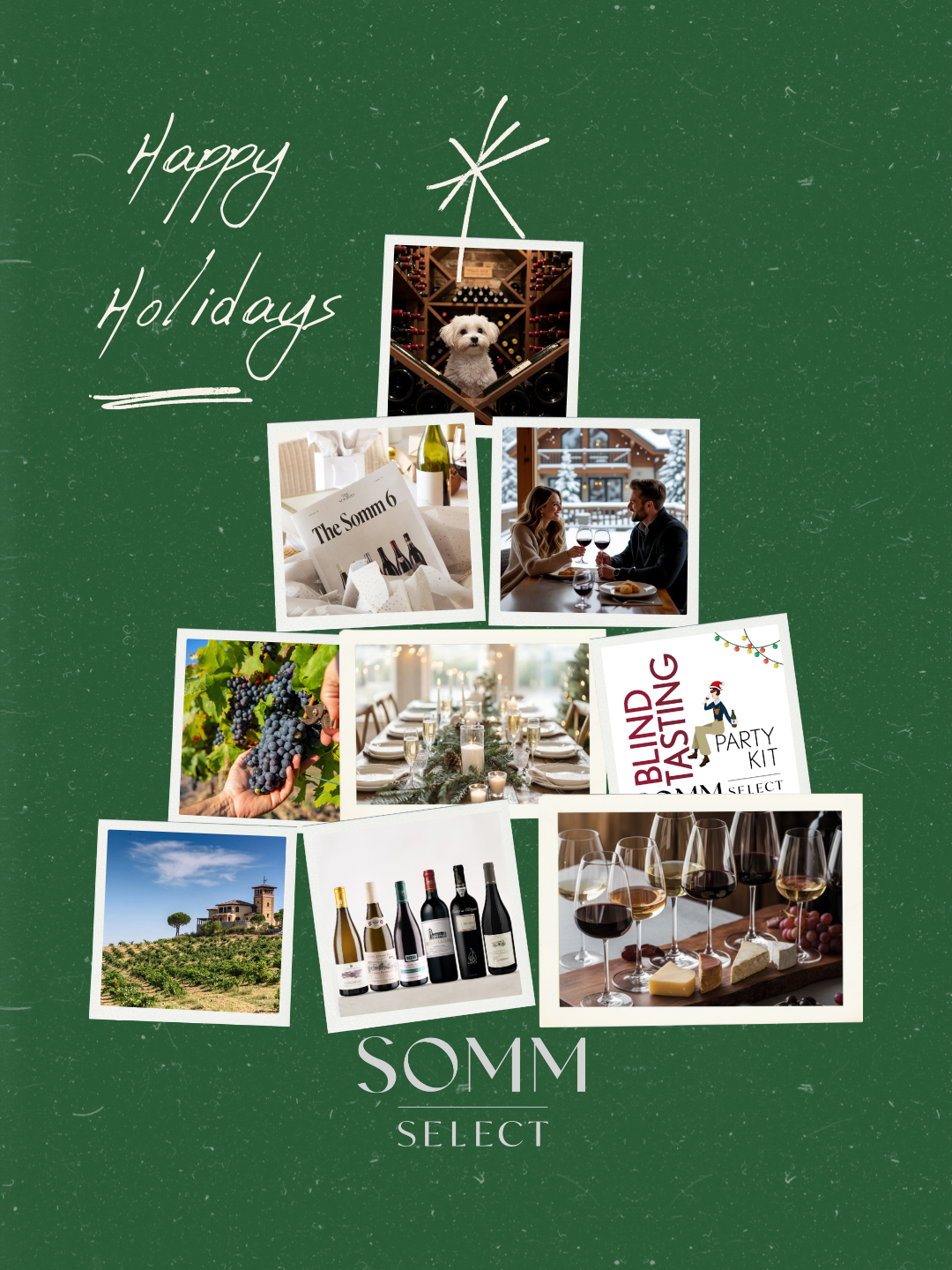 SommSelect Wine Happy Holidays Gift Card