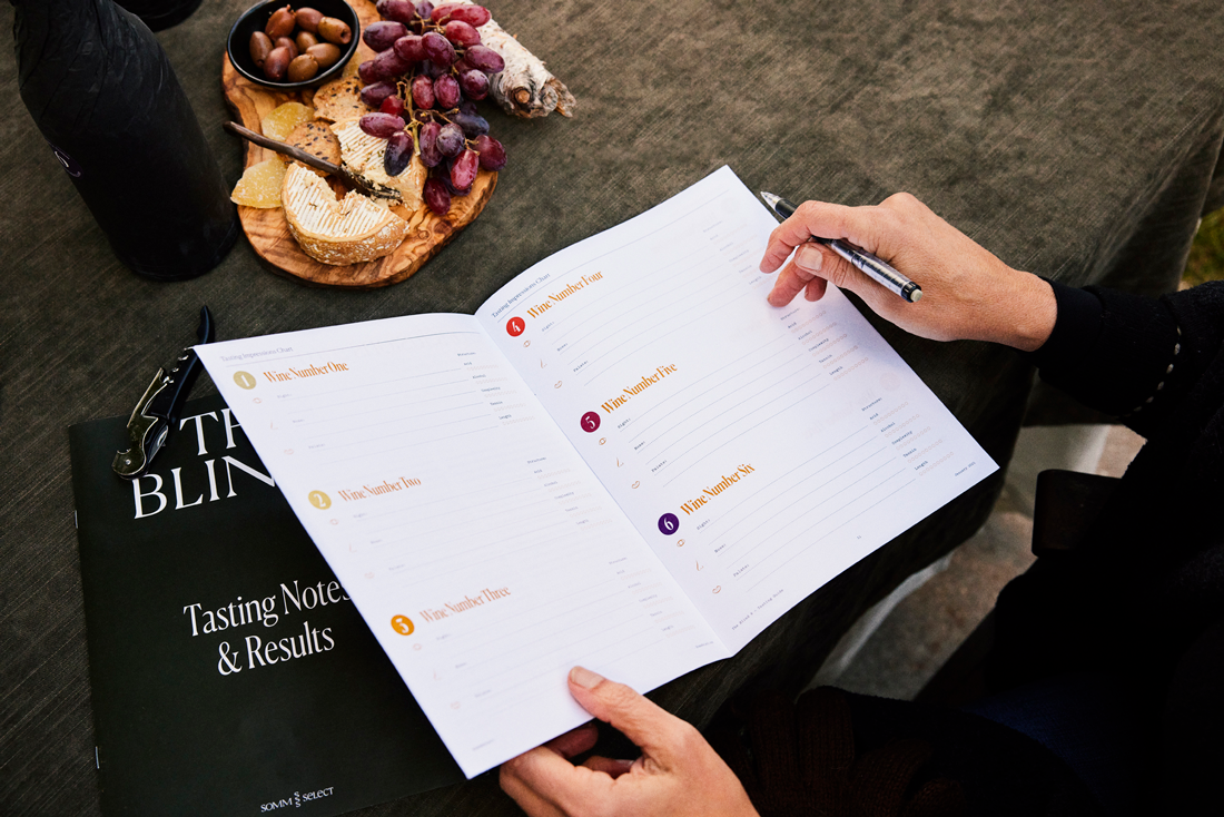 Blind Tasting Wine Booklet