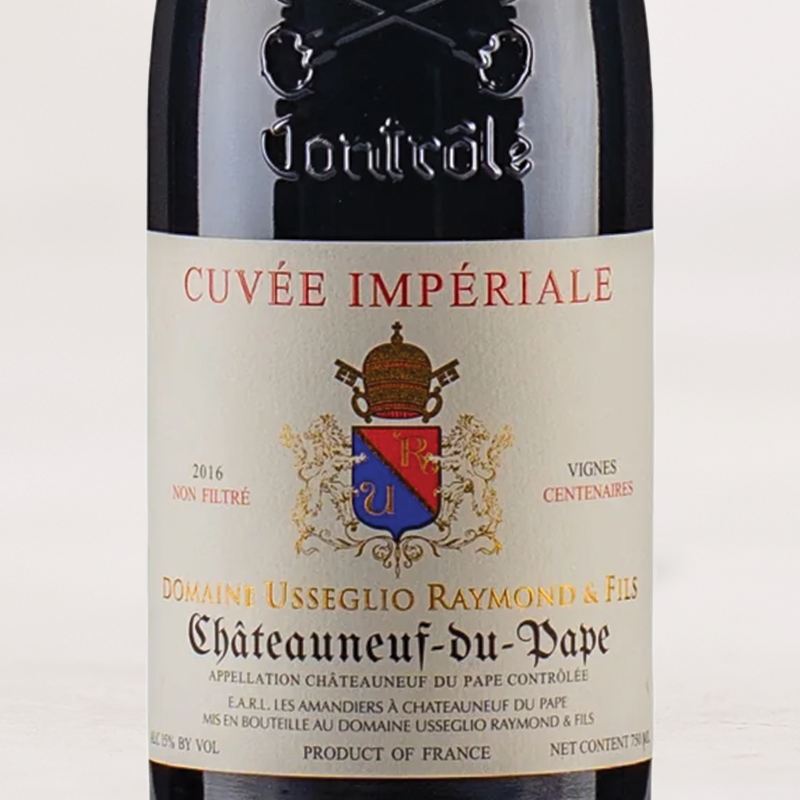 Wine Label - 2016 Domaine Raymond Usseglio & Fils Châteauneuf-du-Pape Cuvée de Mon Aïeul