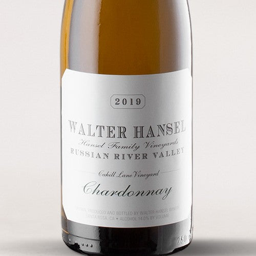 Walter Hansel, “Cahill Lane” Chardonnay